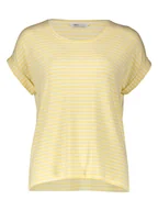 Bluzki damskie - ONLY Koszulka "Moster" w kolorze żółto-białym - miniaturka - grafika 1