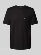 Koszulki męskie - T-shirt o kroju regular fit z czystej bawełny - miniaturka - grafika 1