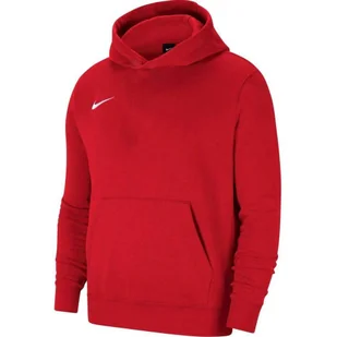 Bluza dla dzieci Nike Park 20 Fleece Pullover Hoodie czerwona CW6896 657 - Odzież sportowa dziecięca - miniaturka - grafika 1