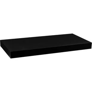 CZARNA PÓŁKA NAŚCIENNA WISZĄCA VOLATO 30 CM - Półki do salonu - miniaturka - grafika 1
