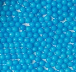 POSYPKA PEREŁKI GROSZKI CUKROWE niebieskie 4mm 25g - Dodatki do ciast w proszku - miniaturka - grafika 1