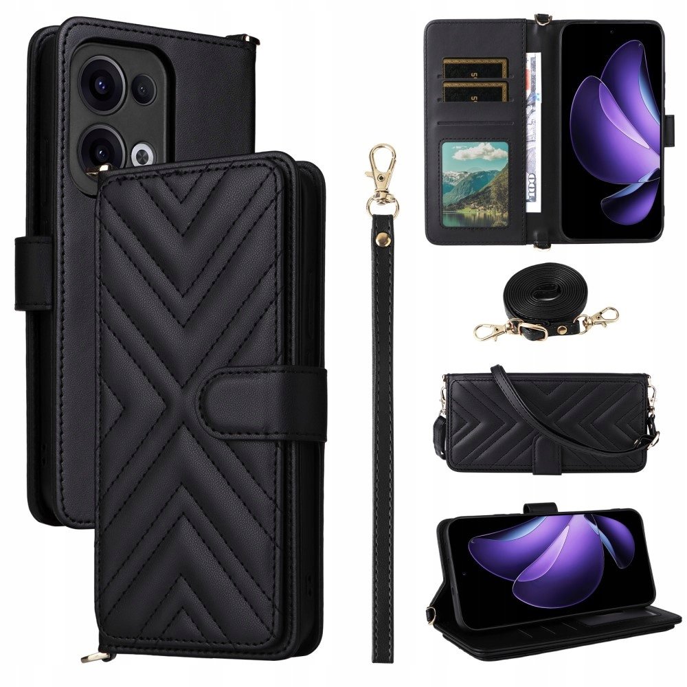 Etui z klapką do Oppo Reno 13 5G pokrowiec obudowa futerał portfel