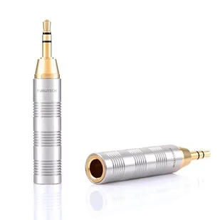 Furutech ADL ADL F35(G) Pozłacany adapter stereo 6,3 mm na 3,5 mm - Złącza, przejściówki, adaptery - miniaturka - grafika 1