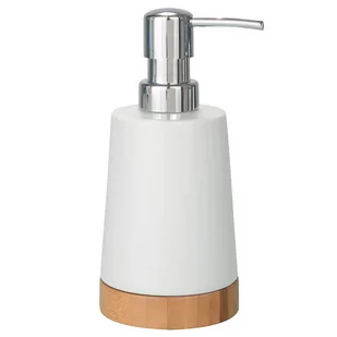 Wenko Dozownik do mydła Bamboo Bath, 290 ml - Mydelniczki i dozowniki mydła - miniaturka - grafika 2
