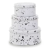Pojemniki kuchenne - Metalowe pojemniki na żywność 3 szt. na ciasta Speckled – Premier Housewares - miniaturka - grafika 1