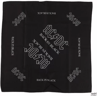 Szaliki i chustki dla dzieci - szalik AC/DC - BACK IN BLACK - RAZAMATAZ - B048 - grafika 1