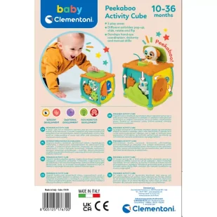 Clementoni Baby Interaktywna kostka dla maluszka 17670 - Zabawki interaktywne dla dzieci - miniaturka - grafika 6