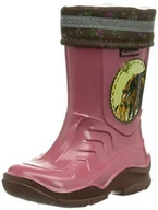 Kalosze damskie - Pferdefreunde 120110 kalosze dziewczęce z półcholewką, czerwony - Czerwony różowy marrone - 26 EU - miniaturka - grafika 1