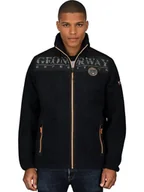 Odzież trekkingowa męska - Geographical Norway Kurtka polarowa "Tumarino" w kolorze granatowym - miniaturka - grafika 1