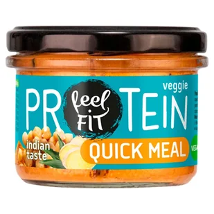 Feel Fit Danie warzywne wysokobiałkowe z ciecierzycą 185g - Feel Fit - Szybkie dania obiadowe - miniaturka - grafika 1