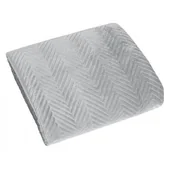 Narzuty - Eurofirany B.B. CHOCZYŃSCY SPÓŁKA JAWNA Narzuta welurowa Sofia, srebrna, 170x210 cm - miniaturka - grafika 1