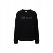 Bluzy damskie - PEPE JEANS BLUZA DAMSKA CACEY FUTURE CZARNA r.XS - miniaturka - grafika 1