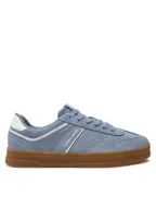 Sneakersy damskie - Tommy Jeans Sneakersy The Greenwich Suede EN0EN02696 Szary - miniaturka - grafika 1