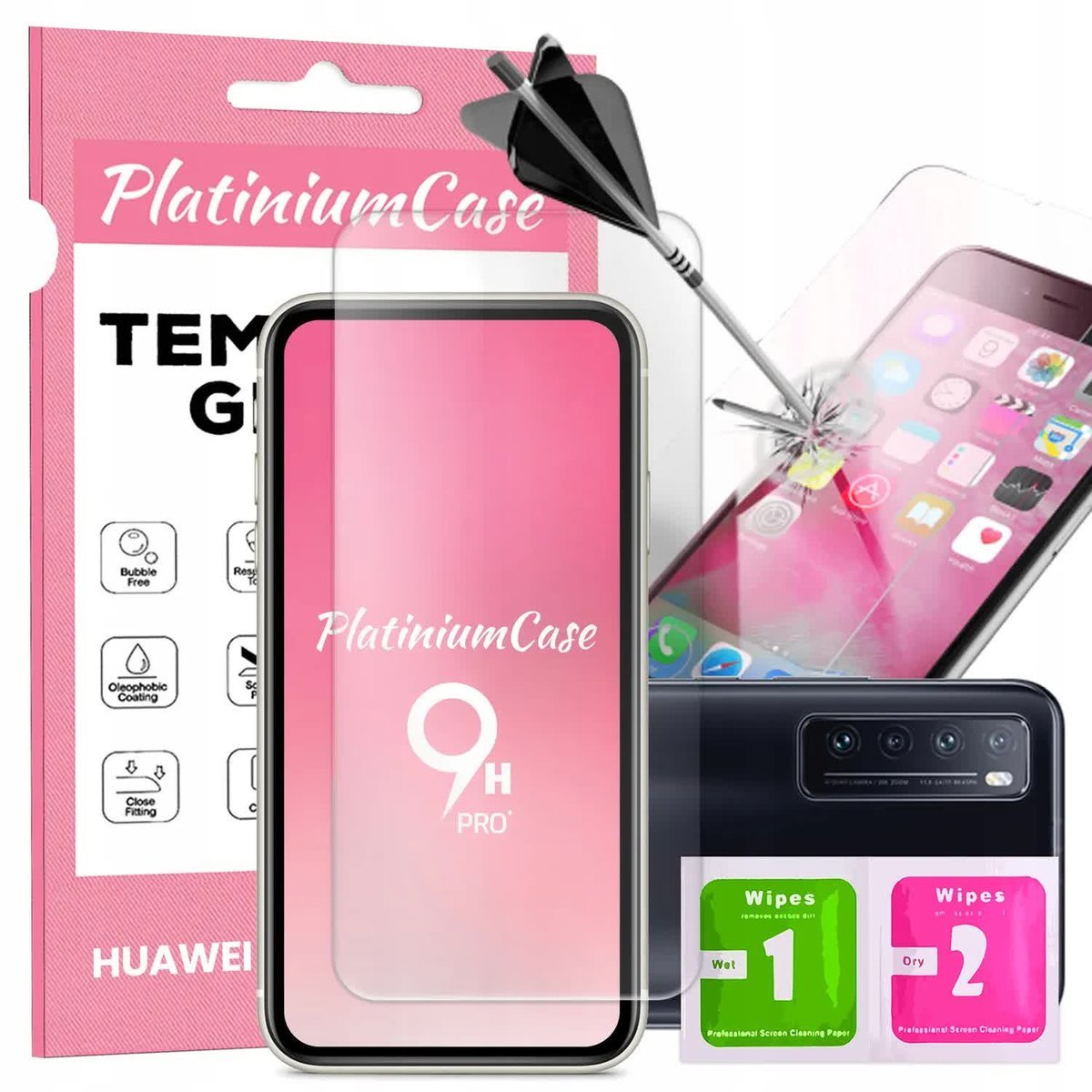 Szkło hartowane 9H szybka ekran do HUAWEI NOVA 7