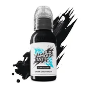Wyposażenie studia tatuażu - Farba World Famous Limitless Tattoo Ink - Dark Grey Wash 30ml - miniaturka - grafika 1
