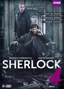 Sherlock seria 4 DVD - Filmy kryminalne DVD - miniaturka - grafika 1