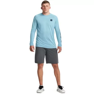 Koszulka męska Under Armour Tech Print Fill LS - Koszulki sportowe męskie - miniaturka - grafika 3