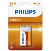 Baterie i akcesoria - Philips 6F22L1B/10 LONGLIFE 1szt. ( idealna do zegarów, kalkulatorów, pi - miniaturka - grafika 1