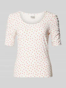 T-shirt z nadrukiem na całej powierzchni model ‘DEBBY’ - Koszulki i topy damskie - miniaturka - grafika 1