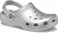 Moda i Uroda OUTLET - Dziecięce Buty Klapki Chodaki Crocs Classic Metallic Clog 23-24 - miniaturka - grafika 1
