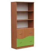 Meble do szkół i przedszkoli - Szafa szkolna Fala 16, szer. 900 mm - miniaturka - grafika 1