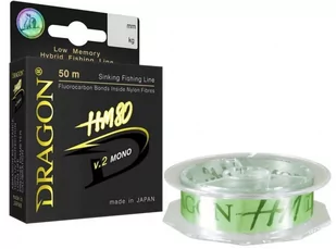 Dragon HM80 v2 0,182mm/50m/4,41kg Żyłka przyponowa - Żyłki wędkarskie - miniaturka - grafika 1