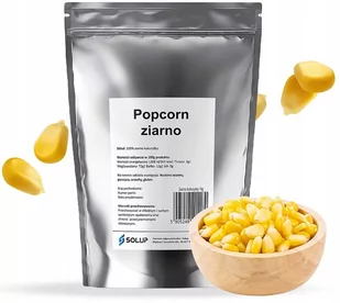 POPCORN KUKURYDZA ziarno do prażenia 1kg - Zdrowa żywność - miniaturka - grafika 1