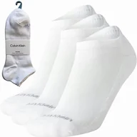 Skarpetki męskie - Calvin Klein Skarpetki Skarpety stopki męskie 701233831 biały 40-46 3 pary - miniaturka - grafika 1
