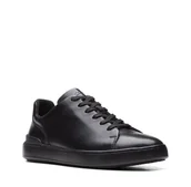 Półbuty męskie - Clarks Court Lite Lace [black leather] - rozmiar 40 - miniaturka - grafika 1