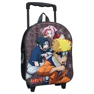 Plecaki - Plecak na kółkach 3D Naruto Ninja In Training, Czarny, S, Minimalistyczny - miniaturka - grafika 1