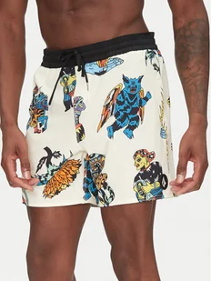 Volcom Szorty kąpielowe Bob Mollema A2512504 Écru Regular Fit - Kąpielówki męskie - miniaturka - grafika 1