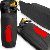 Akcesoria motoryzacyjne - UCHWYT DO GAŚNICY SAMOCHODOWEJ MOCOWANIE NA RZEP DO BAGAŻNIKA GAŚNICA AUTA - miniaturka - grafika 1