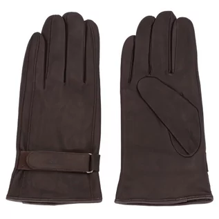 Rękawiczki - Joop! Rękawice skórzane dark brown 7234-L-205 - grafika 1