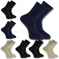 Skarpetki męskie - SKARPETY 100% BAWEŁNIANE BEZUCISKOWE NIEUCISKOWE ZDROWOTNE 7PAK MORAJ 45-47 - miniaturka - grafika 1