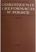 Książki o kulturze i sztuce - Odrodzenie i reformacja w Polsce Tom XVII - miniaturka - grafika 1