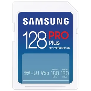 Samsung 128GB SDXC PRO Plus 180MB/s (2023) - Karty pamięci - miniaturka - grafika 1