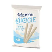 Paluszki - Beskidzkie Łakocie choco pałki w czekoladzie białej 140 g - miniaturka - grafika 1