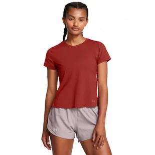 Damska koszulka do biegania Under Armour UA Launch Elite Shortsleeve - czerwona - Koszulki i topy damskie - miniaturka - grafika 1