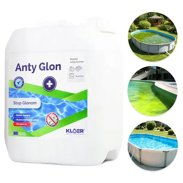 Silny Środek Na Glony Zieloną Wodę W Basenie Kloer Anty Glon+ Nie Pieni Się