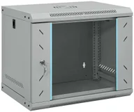 Szafy rack - vidaXL Szafa sieciowa z przechowywaniem Szary 53 x 45 x 45 cm Stal - miniaturka - grafika 1