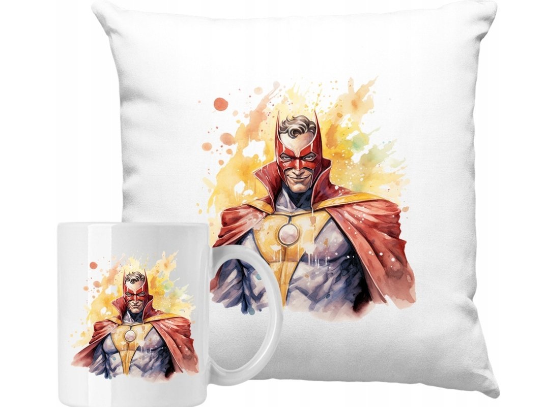 ZESTAW PODUSZKA + KUBEK Doktor Strange Pomysł Na Prezent +IMIĘ #6