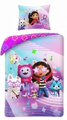 Pościel dla dzieci - pościel 160x200 bawełniana Gabby's Dollhouse - miniaturka - grafika 1