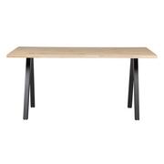 Stoły - Stół z blatem z drewna dębowego WOOOD Tablo, 160x90 cm - miniaturka - grafika 1