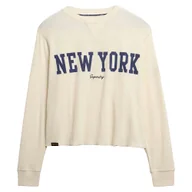 Koszulki męskie - Superdry Ath Essential Graphic koszulka z długim rękawem - miniaturka - grafika 1