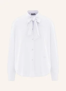 Joop! Bluzka Z Wiązaniem Pod Szyją Bernarda weiss - JOOP! - Bluzki damskie - miniaturka - grafika 1