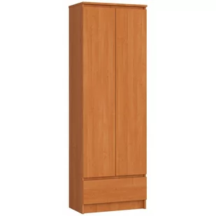 REGAŁ BIUROWY SZAFA R 60 cm CLP 1 SZUFLADA 2 DRZWI OLCHA - Regały biurowe - miniaturka - grafika 1
