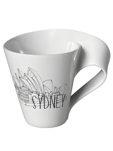 Villeroy & Boch Kubek "Modern Cities - Sydney" w kolorze białym do kawy - 300 ml - Szklanki - miniaturka - grafika 1