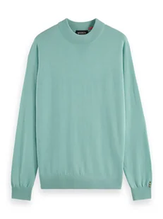 Scotch & Soda Sweter w kolorze turkusowym - Swetry męskie - miniaturka - grafika 1