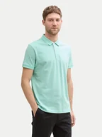 Koszulki męskie - Tom Tailor Polo 1031006 Zielony Regular Fit - miniaturka - grafika 1