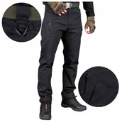 Spodnie męskie - Spodnie męskie BOJÓWKI TAKTYCZNE robocze czarne wojskowe ochronne Survival - miniaturka - grafika 1
